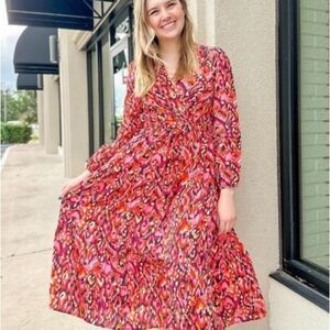 Pinch Multicolor Midi Dress